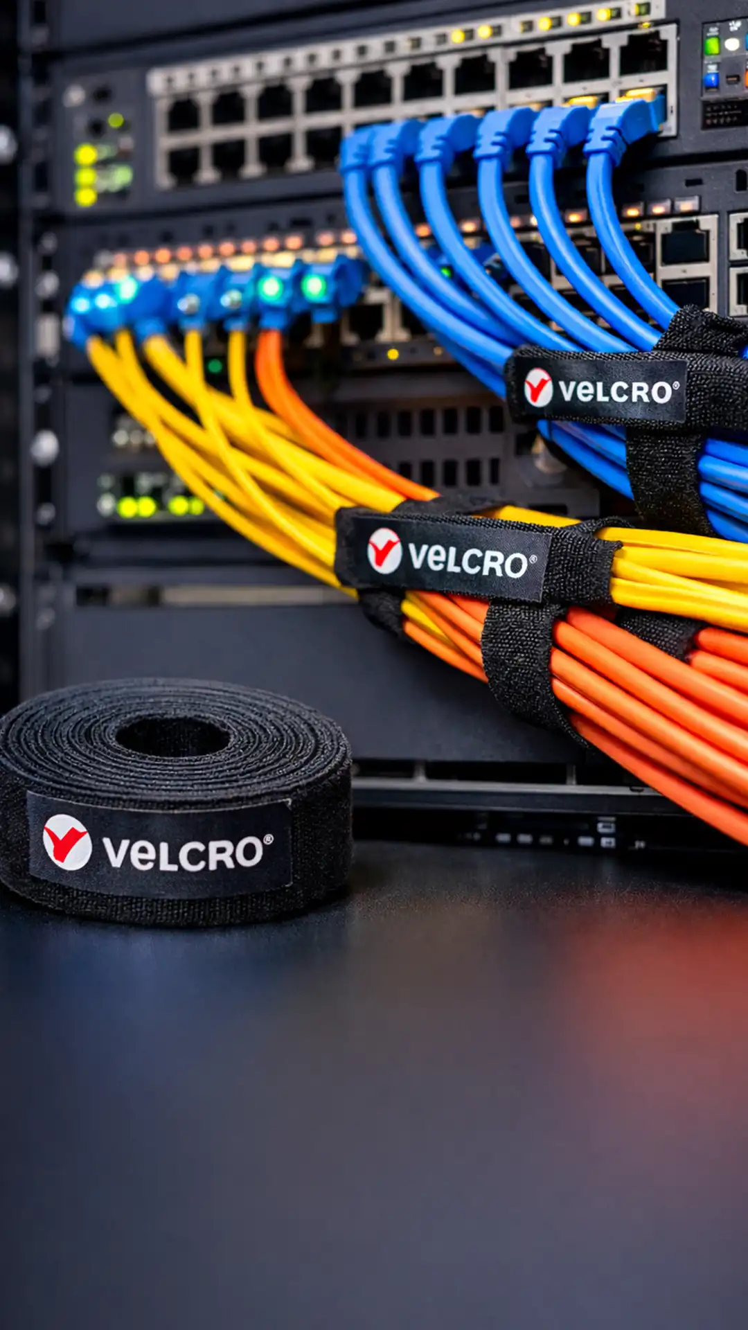 cinta velcro organización de cables rdg solutions