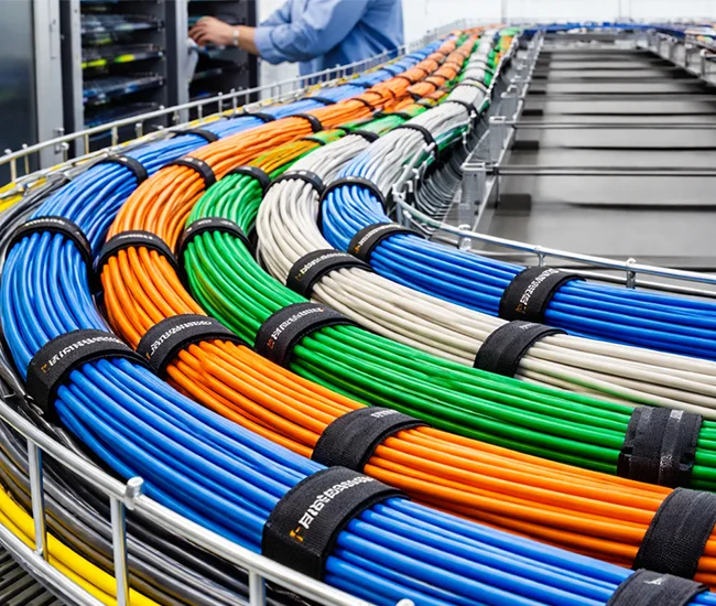 cinta velcro para telecomunicaciones